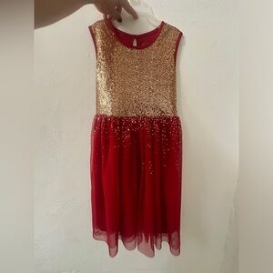 Red Sequin Dress Girls
